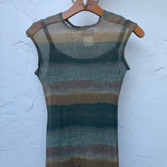 Concepts & Design Dresses & Skirts - Beautiful Mixed Color Fitted Stretchy Maxi Dress